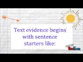 Text Evidence