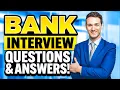 BANK Interview Questions ANSWERS How to PREPARE for a BANKING JOB INTERVIEW