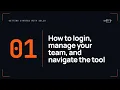 Getting started with Solio 01 Login Navigation