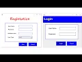 Design Registation and Login Forms using Java Netbeans