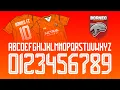 FREE DOWNLOAD FONT BORNEO FC 2024 TTF JERSEY FONT FONT FOOTBALL