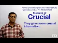Crucial - Pronunciation Meaning Uses Synonyms and Antonyms