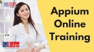 Appium Online Training Appium Tutorial for Beginners Appium Mobile Testing