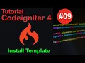 09 Belajar Codeigniter 4 Indonesia - Install Template AdminLTE
