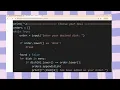 Python Activity Restaurant Order Management System - MIDTERM