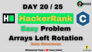 Left Rotation Data Structures HackerRank Tasin Coder