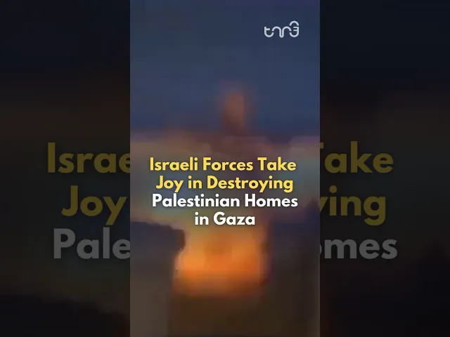 ⁣Israeli forces find satisfaction in demolishing homes of Palestinians experiencing mass displacement