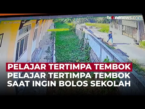 Ingin Bolos, Pelajar SMA Malah Meregang Nyawa Usai Tertimpa Tembok Sekolah