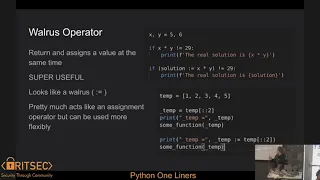 Python One Liners - Max Fusco