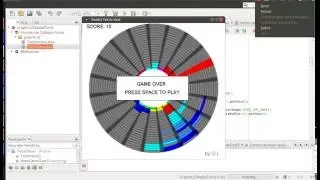Java 2D Game from scratch - 2D Radial Tetris 1984 test