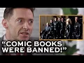 Hugh Jackman says comic books were banned on the set of X-MEN