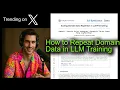 How to Repeat Domain Data in LLM Training