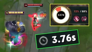 Fiora killing 4000 HP Tank in 3 seconds