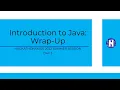 Intro to Java Day 5 Wrap Up Part 1