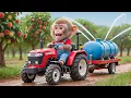 ⭐ Monkey NaNa’s Water Tractor Mission: Saving the Withering Rambutan Farm! 🚜💧🐒🌿