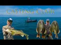 Lake St Clair Summer Fishing Walleye Perch Bass Sturgeon CASTING CLAIR Ep 2