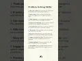 problem solving skill