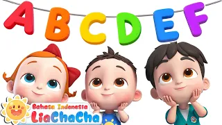 Lagu ABC 🔤🎵 | Belajar Huruf | Lagu Anak-anak | LiaChaCha Bahasa Indonesia