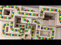 Download Lagu Marble Run Race ☆ Transparent container + Grimm's stairs + Rotation stage + Railroad crossing