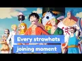 Every strawhats joining moment