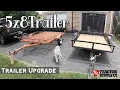 Tractor Supply Carry-On 5x8 Wood Floor Utility Trailer - Initial Review and Cost