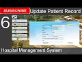 6 Hospital Management System in java - Update Patient Record JFrame Mysql Database Netbeans IDE