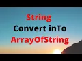 how to convert string into arrayOfString in swift
