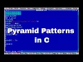 pyramid patterns in C