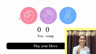 Creating a Rock-Paper-Scissors game using HTML CSS and JavaScript How to play 1st Game