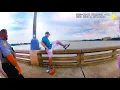 Robber Jumps Off Bridge to Escape Police