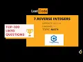 Reverse Integer Leetcode Top-100-Liked Questions C Interview Preparation Programming