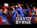 Burning Down The House - David Byrne feat Stephen Colbert LIVE on The Late Show