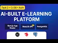Udemy Clone with Kiro task2 and 3 Entity TypeORM Schema NextAuth
