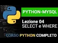 Italian Tutorial 04 - SELECT and WHERE to select data and specify conditions