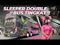 BUS TINGKAT INI DALEMNYA AGAK BEDA | Perjalanan Pagi PO Kencana Jakarta - Semarang