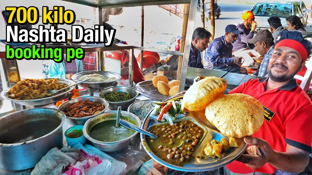 700  NASHTA     Indian Street Food Ramu Chole Bhature  Moti Vaishno Dhaba