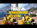 The Finals OPTIMIZATION GUIDE Every Setting Tested Best Settings