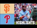 WALK-OFF WINNER San Francisco Giants vs Philadelphia Phillies Full Game Highlights ESPN MLB
