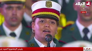 الفرقة الموسيقية للحرس الج مهوري ت بدع في أداء الأنشودة الثورية طيارة صفراء شاهدوا 