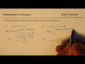 How to write Absolute Function as Piecewise Function