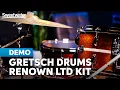 Gretsch Drums Renown LTD Four Pieces of Double-platinum Percussive Power