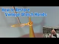 Download Lagu Relume - vintage watch hand restoration. Luminous paint application.