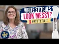 3 Tips for Better White Cross Stitches on Dark Fabric - on FlossTube