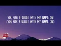 Bring Me The Horizon - a bulleT w/ my namE On (Lyrics) ft. Underoath