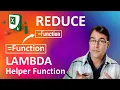 REDUCE Function in Excel Lambda Reduce function Lambda array helper function in excel