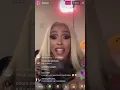Doja cat reacts to Grimes kill v maim in her IG live