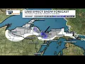 UPintheskyweather Decent lake effect snow adds up in the U P Sunday and Monday