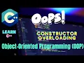 Exploring Constructor Overloading Constructor Overloading in c MH Coding