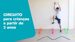 Circuito para crianças a partir de 3 anos | Para melhorar a coordenação motora grossa