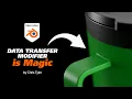 Connect two objects using the Data Transfer modifier it s cool